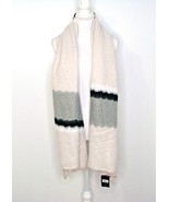 Twig &amp; Arrow Oversized Oblong Blanket Scarf Pink Black Gray So Soft 84x2... - $24.05