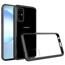 For Samsung S20 Plus 6.7&quot; Premium Slim Transparent Hard TPU Case CLEAR/BLACK - £4.52 GBP