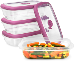 Tribello Freezer To Microwave 8-Piece Leak-Proof Meal Prep Containers Re... - $562.90 MXN