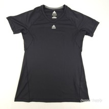 Adidas Men Activewear Top Small Black Techfit T-Shirt Climalite Short Sleeve - £11.68 GBP