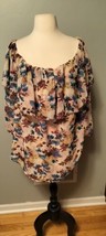 East Adeline Women&#39; Top 2X Romantic Floral 3/4 Sleeve Off Shoulder Blouse  - $16.34