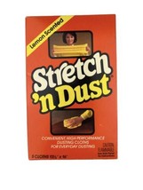 Stretch n Dust Lemon Scented Dusting Cloths 5 Sealed 1980s NOS Colgate Vintage - $14.75