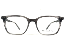 Michael Ryen Eyeglasses Frames MR-322 C1 Gray Square Full Rim 52-18-145 - £47.92 GBP