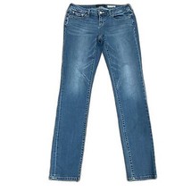 Aeropostale Curvy Skinny Jeans Womens 6 Long Tall Dk Wash Stretch Blue 2... - $14.95