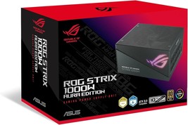 ASUS - ROG-STRIX-1000G-AURA-BK - 1000W Gold Aura Power Supply - Black - $299.95