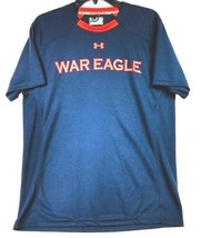 Auburn University War Eagle Under Armour Loose Heat Gear T-Shirt Size Medium - £14.02 GBP