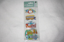 NWT Jolee&#39;s Back to School - First Day of School Sticker Sheet - 6 Stickers - £2.34 GBP