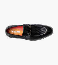 Stacy Adams Madsen Moc Toe Bit Slip On Shoes Black 25672-001 image 3