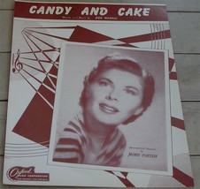 Candy And Cake, Bob Merrill, Mindy Carson, 1950 Old Sheet Music - £3.69 GBP