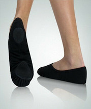 Body Wrappers 246A Adult Size 3M Black Canvas Split Sole Ballet Slipper - £7.90 GBP