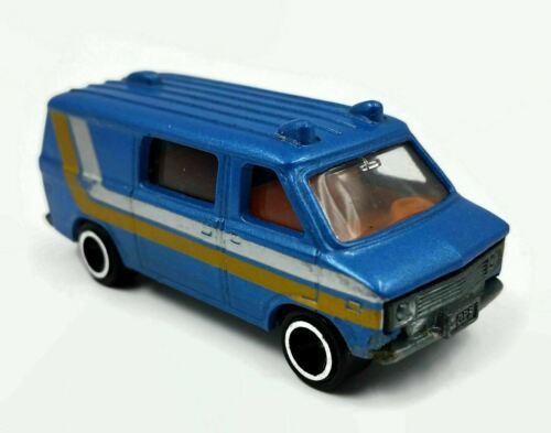 TOMICA Blue Chevrolet Chevy Van Toy Vehicle 1977 TOMY NO. F22 1/78 JAPAN Vintage - $14.69