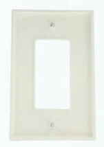 10-Pack Leviton PJ26-WM White Decora Unbreakable Nylon Wall Plates Size ... - $6.92