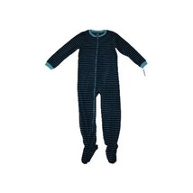 Carters Fleece Footed Pajama Blanket Sleeper Size 10 Stripe Blue - £16.21 GBP