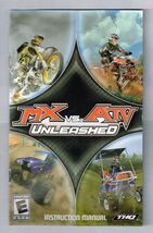 MX Vs ATV unleashed PlayStation 2 PS2 MANUAL Only - $4.90