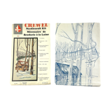Valley-Craft Crewel Needlepoint Canvas Sugar Bush Maple Syrup Shack Fore... - €23,28 EUR