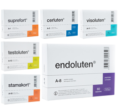 Peptide Bioregulators 60 capsules - 21 Variations Ventfort Cerluten Endoluten - $135.00