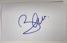 Bono Signed Autographed 3x5 Index Card - HOLO COA - $75.00