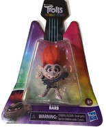 Trolls World Tour Barb Pretend Play Toy Figure with Guitar Red Hair Rock... - £8.39 GBP