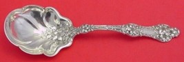 Old Orange Blossom by Alvin / Gorham Sterling Silver Berry Spoon AS Fancy 7 7/8&quot; - £228.17 GBP