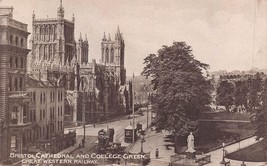 Bristol England~Cathedral &amp; College Green~Great Western Railway 1905 Postcard - £7.58 GBP