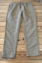 Abercrombie &amp; Fitch Men’s Drawstring pants size L Khaki B4 - $17.72