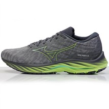 Mizuno men&#39;s wave rider 26 running shoes in Ultimate Grey/Neo Lime/Ebony - $93.00