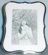 Kate Spade New York Crown Point 5X7" Picture Frame Silverplate By Lenox New - $48.41