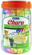 Inaba Churu Tuna and Chicken Variety Creamy Cat Treats - £32.81 GBP+