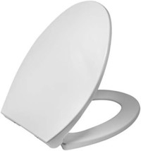 Heavy Duty One Click Elongated Toilet Seat, Push To Quick Release Hinges... - £50.33 GBP