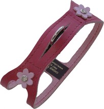 Pet Shoulder Collar, 19-Inch, Non Metallic Raspberry Rose - £31.65 GBP