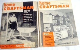 The Home Craftsman Magazine Oct 1958 and June, 1959 + 2 Bonus 1950&#39;s Magazines - £7.80 GBP