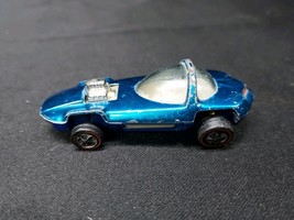 1967 Hot Wheels Redline Silhouette Blue Vintage Original HK Mattel Red Line - $12.46