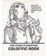 McGruff 1979 The Crime Prevention Coloring Book Distributed In Reading PA - $14.80