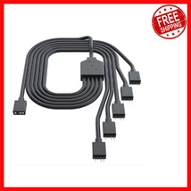 1.6ft Flexible ARGB Splitter Cable - Connect 5 RGB Devices Effortlessly - $16.48