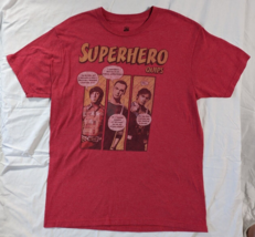 BIG BANG THEORY SHORT SLEEVE RED GRAPHIC T-SHIRT PULL OVER TV SHOW COMED... - $14.99