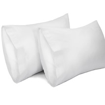 Lirex 2 Pack Pillow Cases, 100% Cotton 400 Thread Breathable Pillowcases Pillow  - $16.99