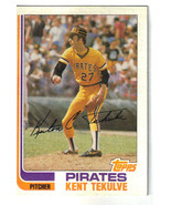 1982 Topps Kent Tekulve Pittsburgh Pirates #485 Baseball Card - £1.54 GBP