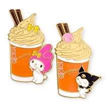Hello Kitty Sanrio Loungefly Pins: My Melody and Kuromi Pumpkin Spice Latte - £31.25 GBP