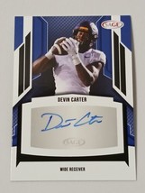 Devin Carter Carolina Panthers 2024 Sage Certified Autograph Rookie Card #A-DC - £3.94 GBP