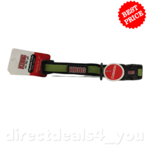 Kong Adjustable Lime and Black Dog Collar,Size Small, Neck Size 10-14 in - £14.99 GBP