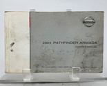 2004 Nissan Pathfinder Armada Owners Manual Hnadbook OEM M02B52009 - £19.38 GBP