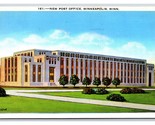 New Post Office Building Minneapolis Minnesota MN UNP WB Postcard F21 - £1.53 GBP