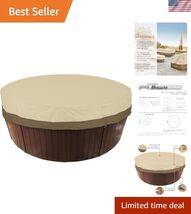 Veranda Water-Resistant 84 Inch Round Hot Tub Cover, Patio Furniture Covers - $143.73