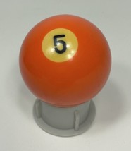Vintage 5 BALL Pool Billiards Five Ball 2 1/4&quot; Diameter Double Sided - £10.83 GBP