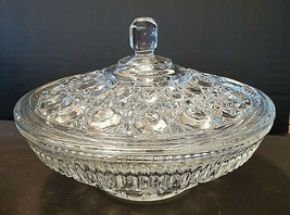 Clear Vintage Depression Glass Candy Dish - £18.09 GBP