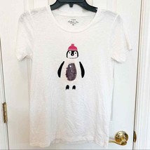 J Crew Factory Sequin Penguin Collector Tee - $28.05
