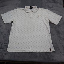 South Pole Shirt Mens 2XL White Short Sleeve Collared Button Logo Cotton... - $25.72