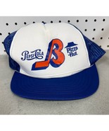 Vintage Pepsi Cola Pizza Hut Adjustable Snap Back Trucker Hat Cap Hockey... - $371.72 MXN