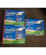 3 Boxes Claritin Non Drowsy Allergy 10mg Tablet 70 Count (BN14) - £40.58 GBP