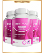 3 pcs Rosabella Beet Root Supplement 1300mg Natural Energy Support 60 Capsules - $32.90
